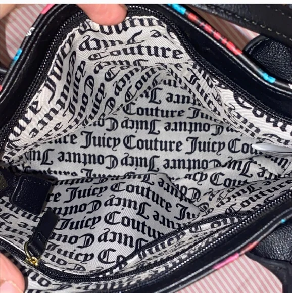 Juicy Couture Black Floral Tote - Picture 6 of 6